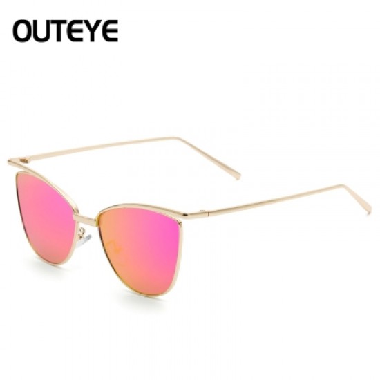 Unisex Women Gold Retro Cat Eye Sunglasses Classic Vintage Fashion Shades GG